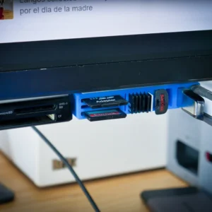 Under Desk Mount USB/SD Multi Memory Holder